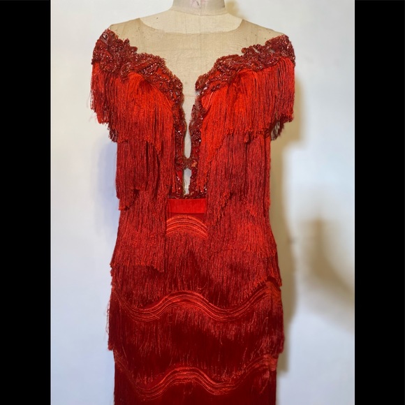 Teuta Matoshi Red Dress - Picture 3 of 16